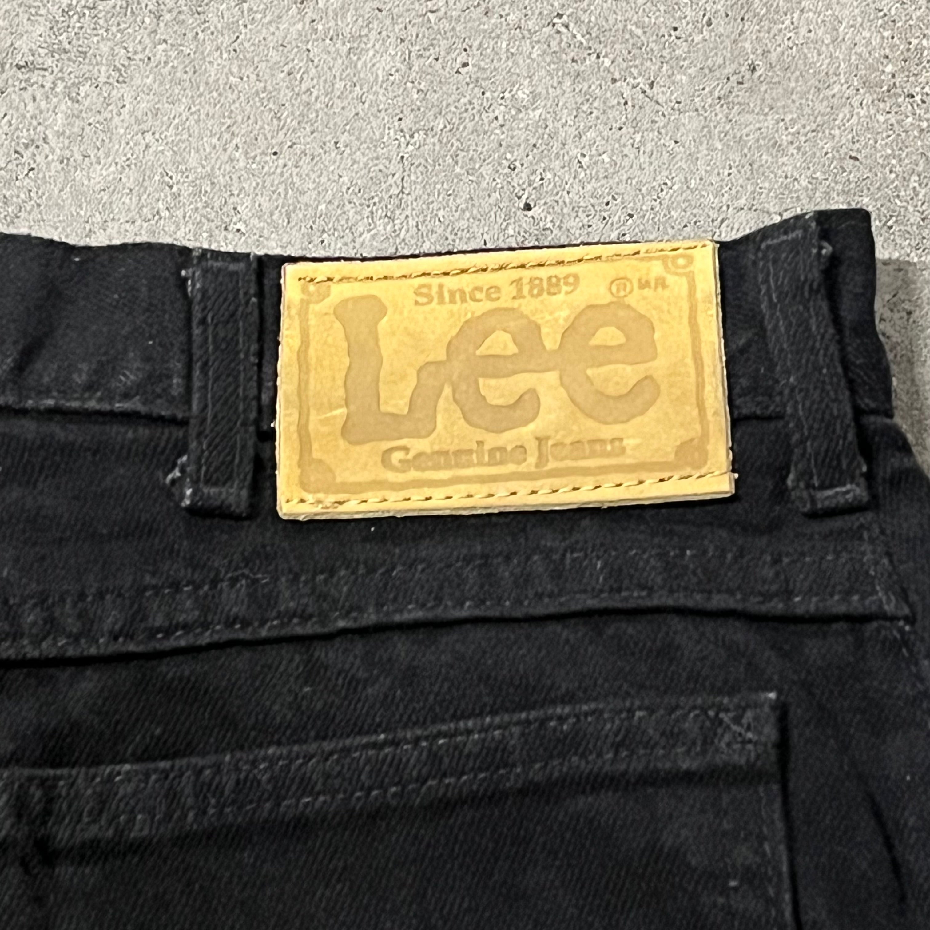 4200 古着 Lee/リー/Black Denim Pants/ブラックデニムパンツ/サイズ33×32 – 古着屋 MUJIN