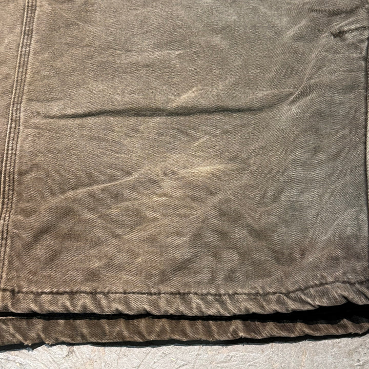 旧衣USA制Carhartt/汽车心/巧克力大衣/鸭面料/衣领灯芯绒/衬里毛毯/尺寸3xl