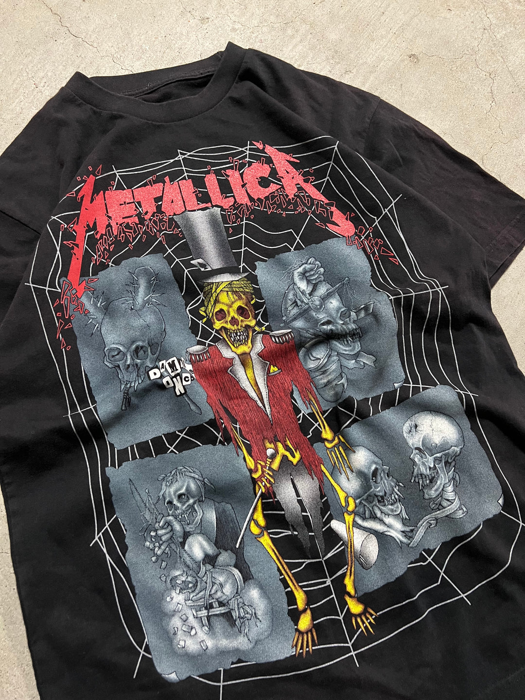 #MA51 古着 METALLICA/メタリカ/バンドTシャツ/プリント Tシャツ/サイズL相当