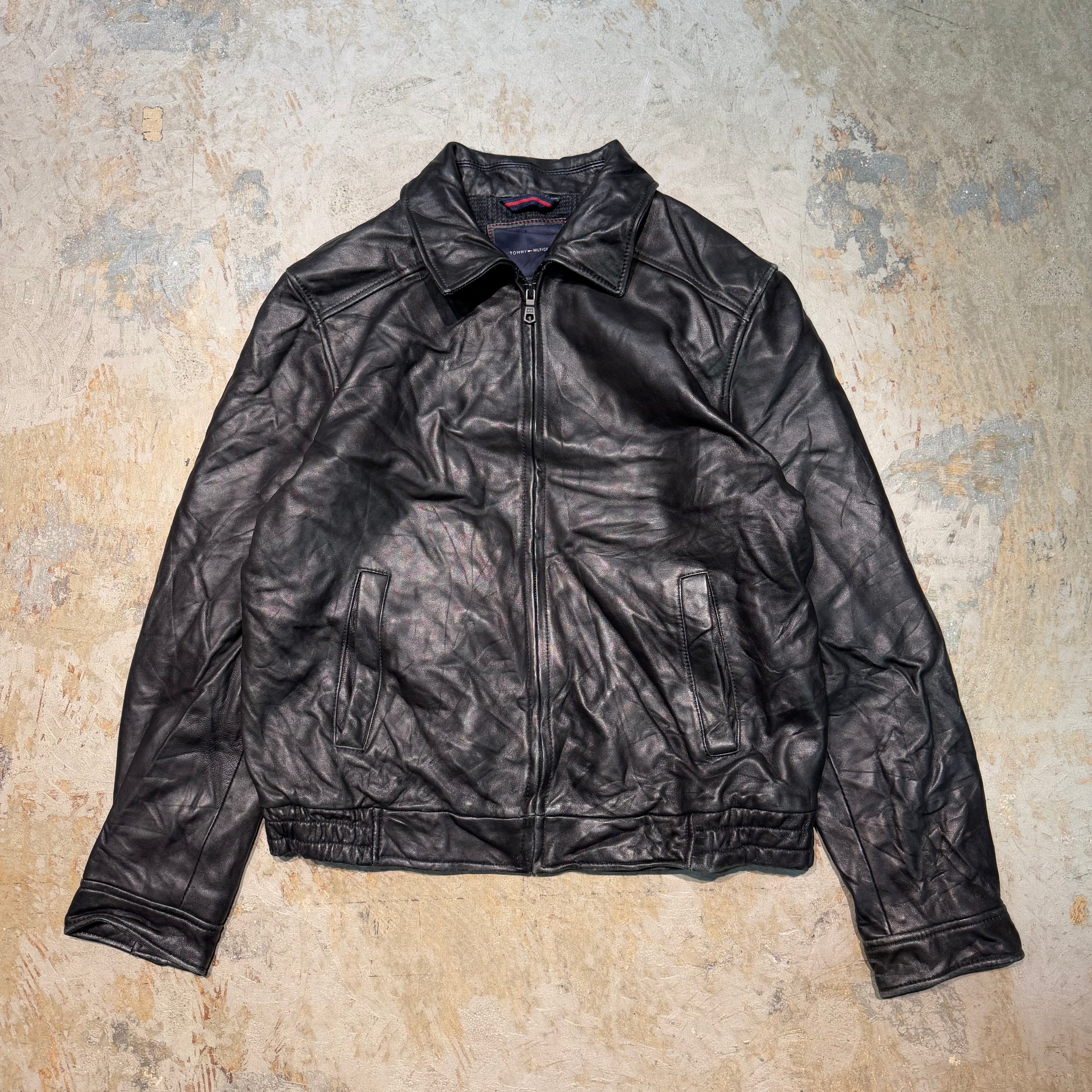トミーヒルフィガー / レザージャケット / Mサイズ
