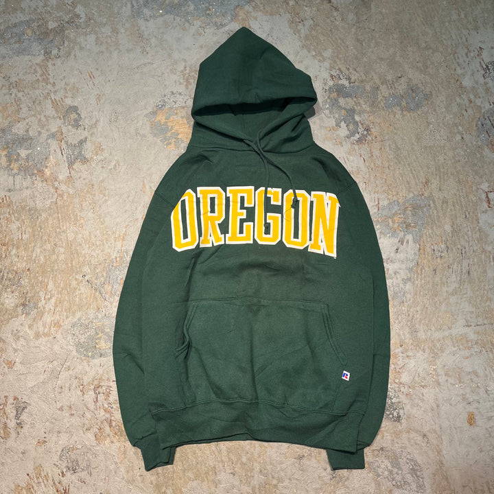 #3775 古着 RUSSELL ATHLETIC/ラッセルアスレチック / Pull Orver Hoody / プルオーバーパーカー /OREGON/カレッジロゴ/MADE IN U.S.A/サイズ M