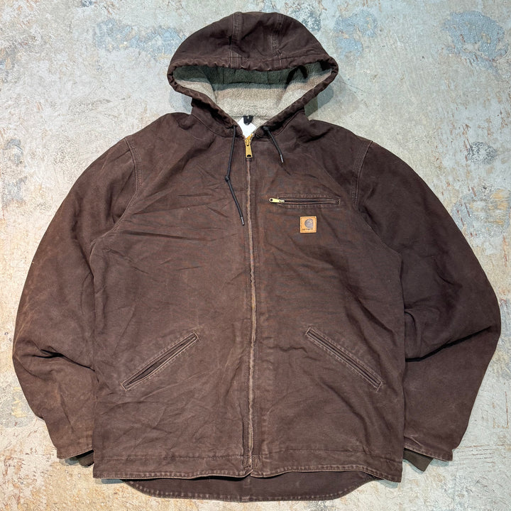 旧衣服carhartt/汽车心/塞拉夹克/鸭面料/衬里boa /尺寸L