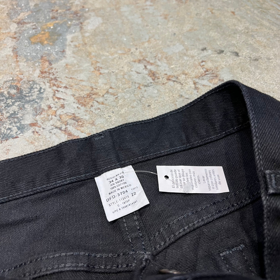 #4760 古着 unknow/Black Denim Pants/ブラックデニムパンツ/サイズ34×30