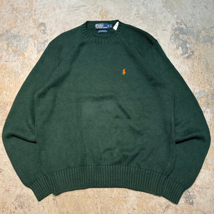 古着 90's~ POLO by Ralph Lauren/ ポロ バイ ラルフローレン/  クルーネックニットセーター/ サイズL