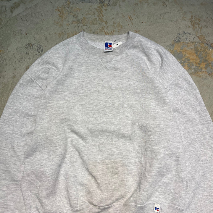 #3515 古着/Russell/ラッセル/Crewneck sweat/クルーネックスウェット/無地/MADE IN U.S.A/サイズL