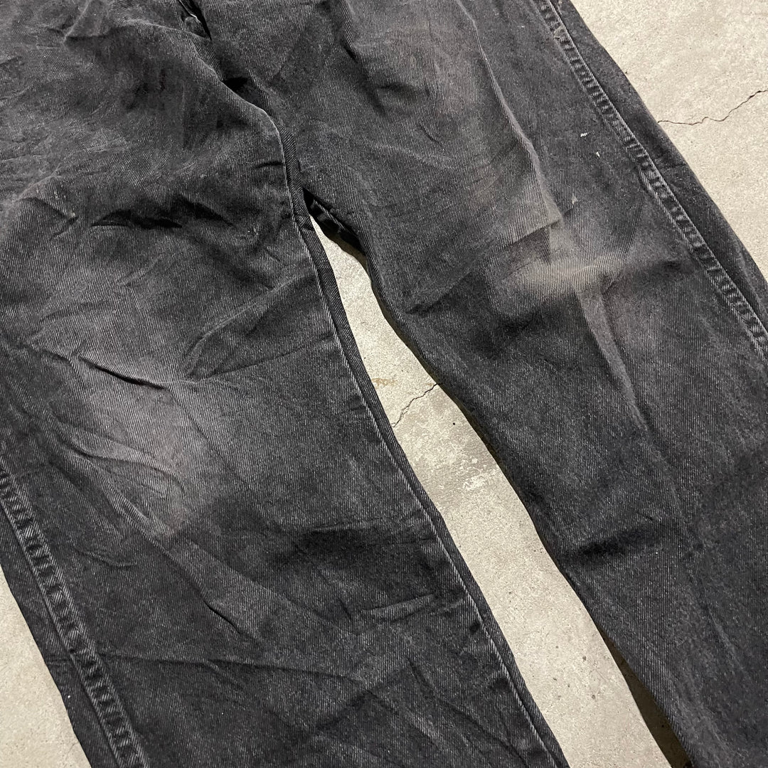 #4255 古着 RUSTLER/ラスラー/Black Denim Pants/ブラックデニムパンツ/サイズ40×32