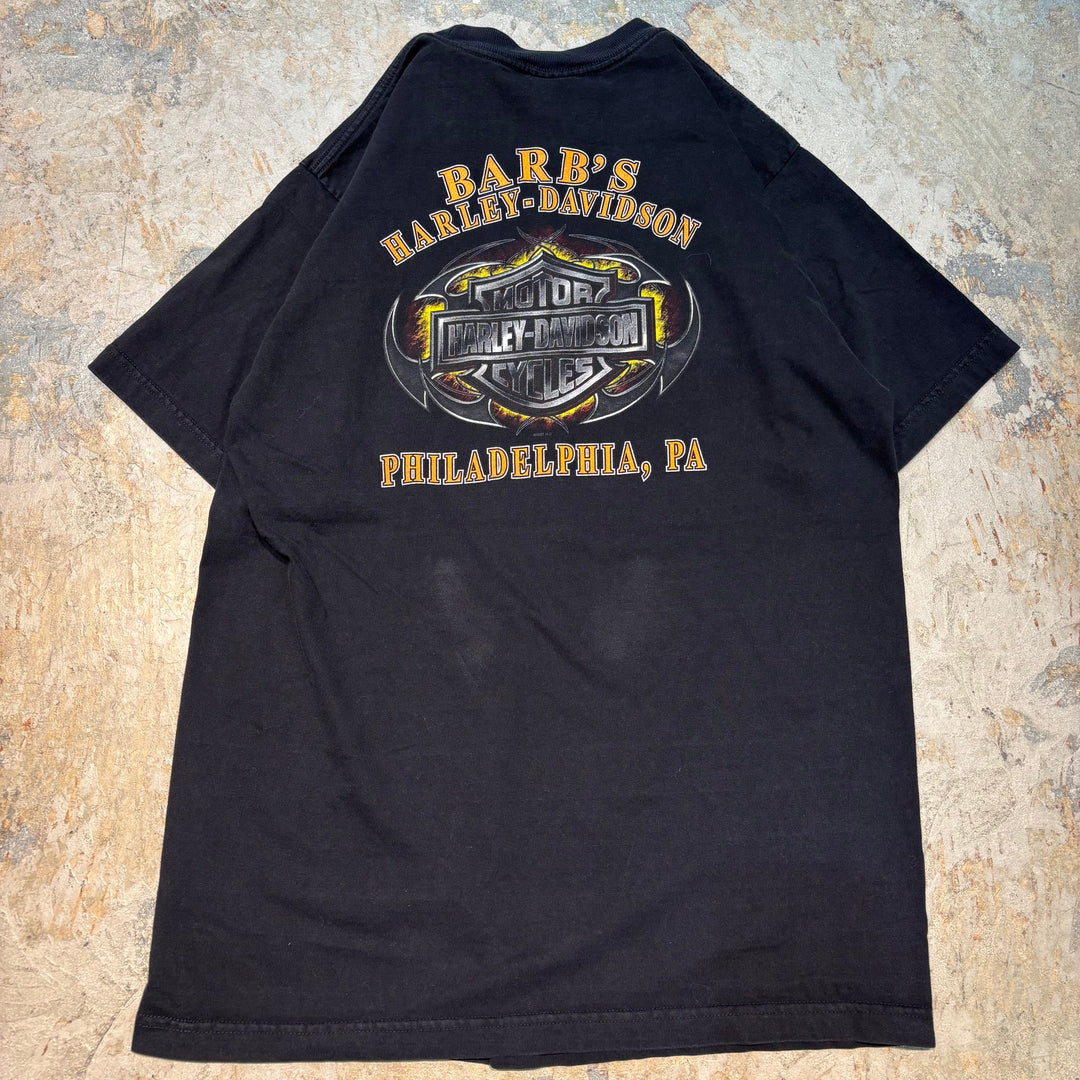 Used clothing Made in USA Harley-Davidson/Harley-Davidson/Printed T-shirt/Size L