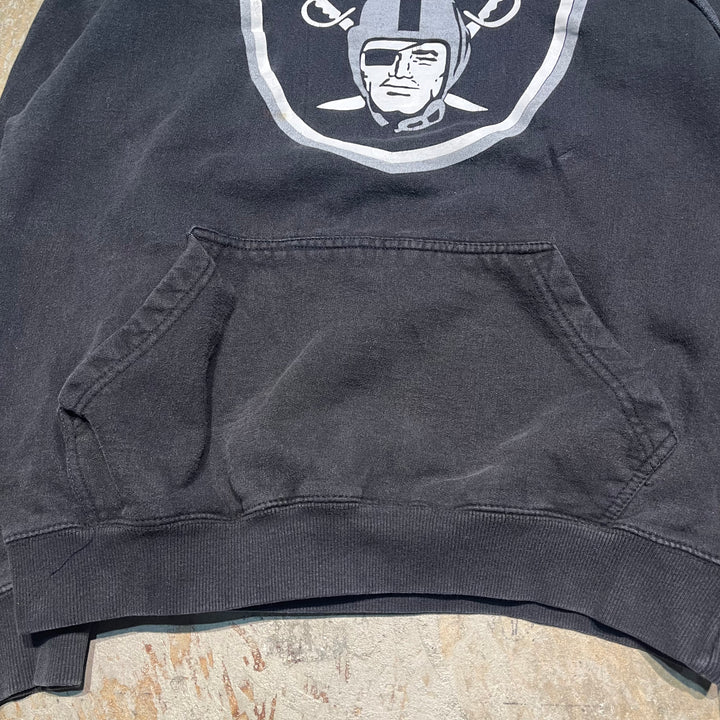 #1968 古着 Unknow/Pull Over Hoody /プルオーバーパーカー/RAIDERS/NFL/サイズL