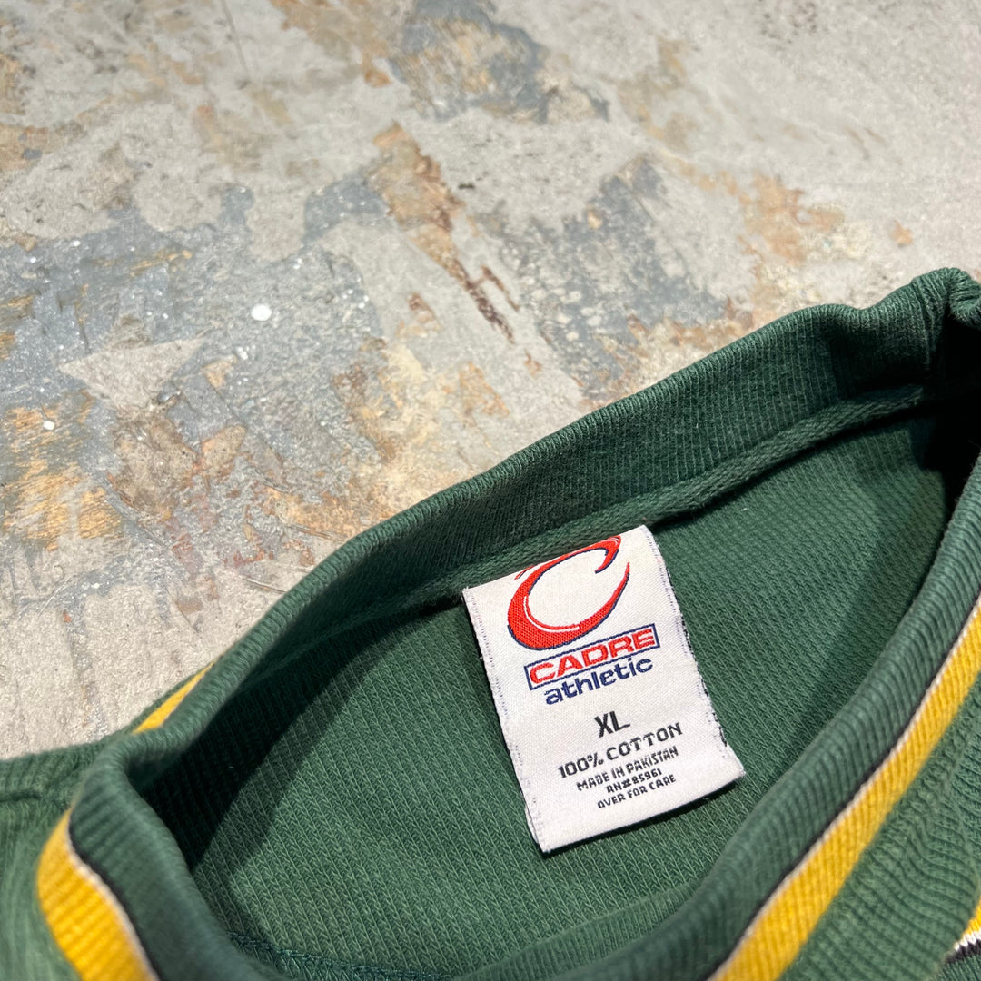 #1990 古着 CADRE athletic/カドレアスレチック/Crewneck Sweatshirts/クルーネックスウェット/PACKERS/パッカーズ/NFLチーム/サイズXL