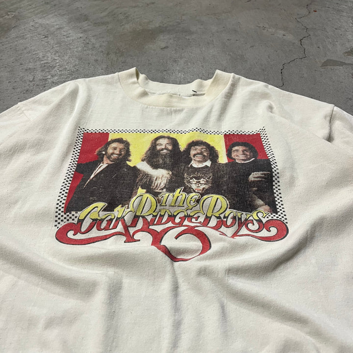 #4728 古着  The Oak Ridge Boys/オーク・リッジ・ボーイズ/シングルステッチ ヴィンテージ バンドTシャツ/サイズXL