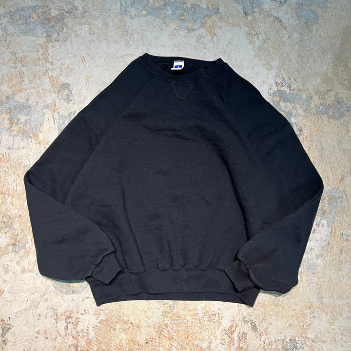 #3739 古着/Russell/ラッセル/Crewneck sweat/クルーネックスウェット/ブランクスウェット/無地/サイズXL