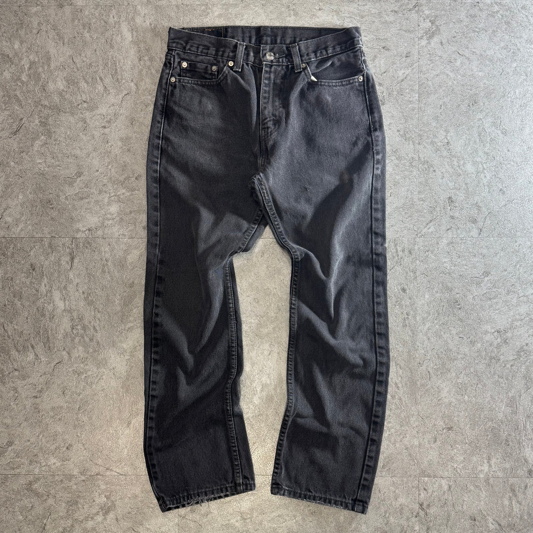 古着 Levi's/ リーバイス/ ブラックデニムパンツ/ 実寸サイズ29×28