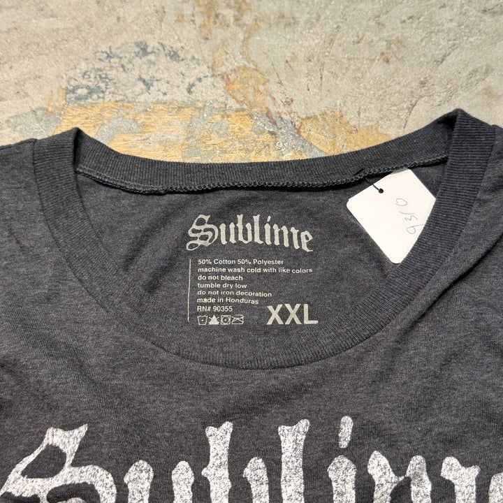 Second-hand clothing SUBLIME/ Band print T-shirt/ Size XXL