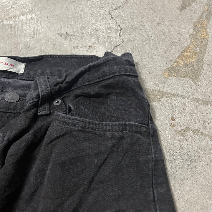 #4204 古着 Levi's/リーバイス/Black Denim Pants/ブラックデニムパンツ/511/サイズ30×30