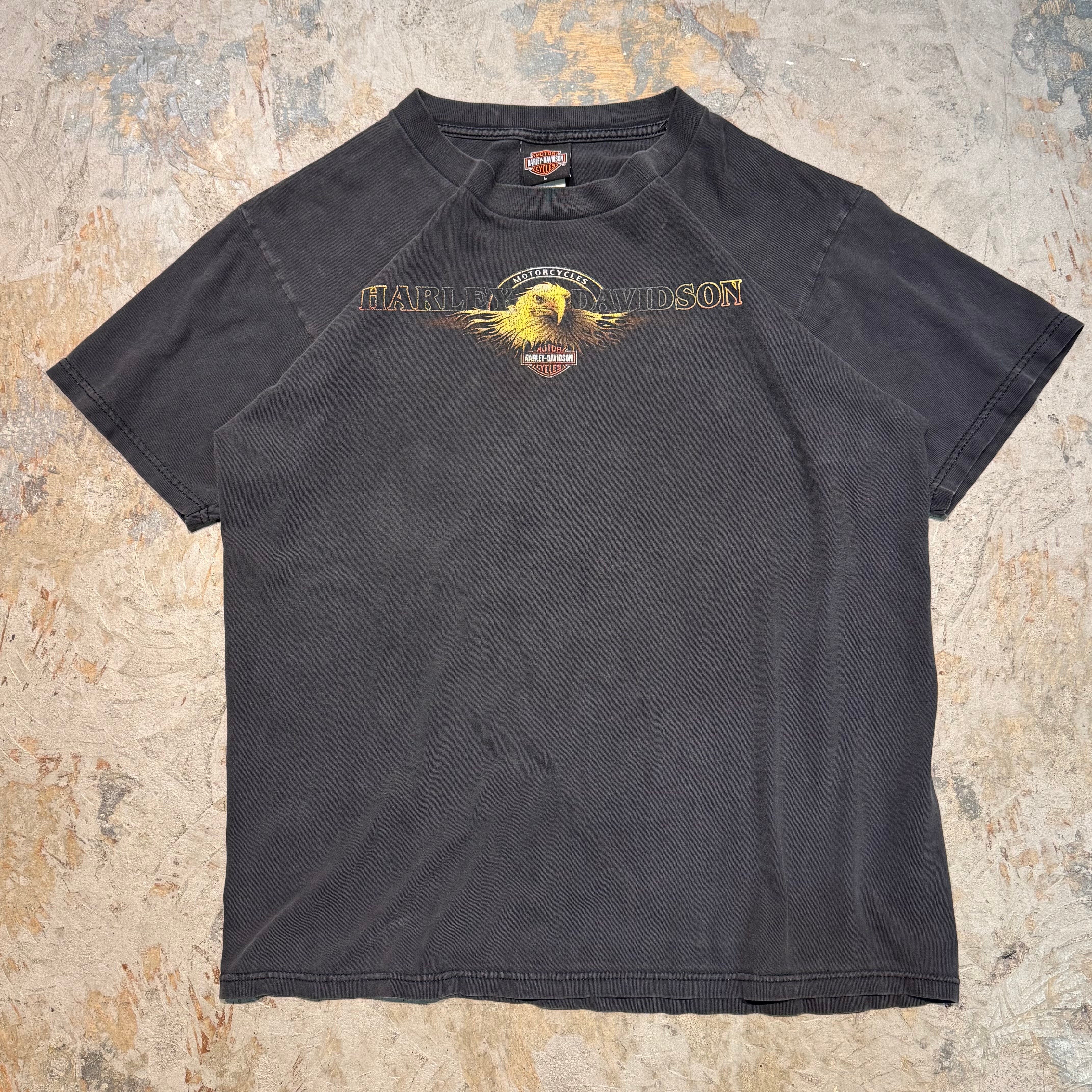 90s ハーレーダビッドソン ビンテージTシャツ XL相当 黒