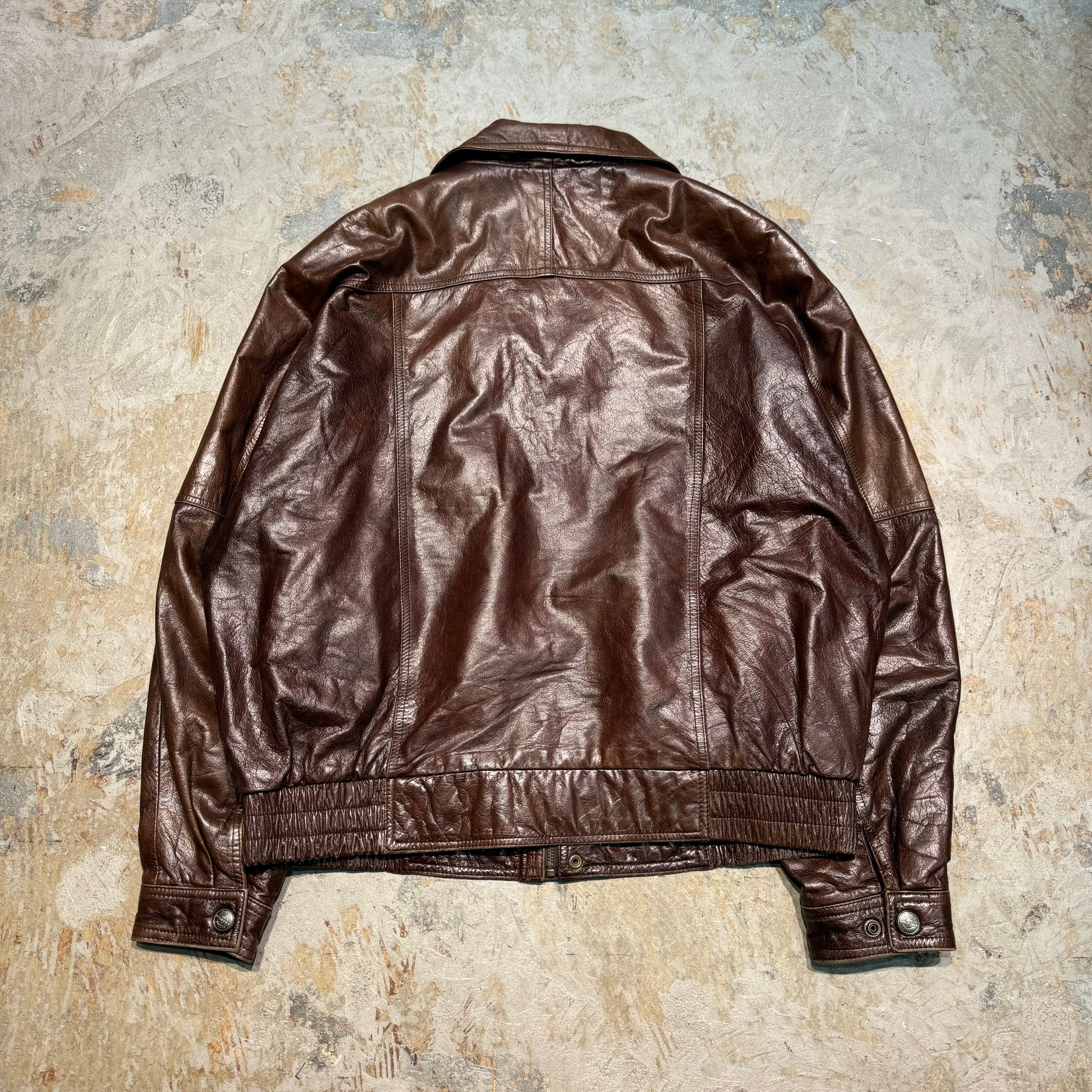 古着 WILSONS THE LEATHER EXPERTS/ウィルソンズレザー/ジップ