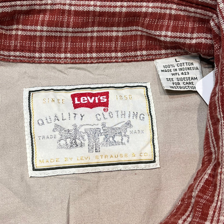 古着 Levis/リーバイス/ボタンダウン長袖シャツ/チェック柄/サイズL