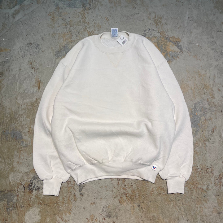 #3523 古着/Russell/ラッセル/Crewneck sweat/クルーネックスウェット/ブランクスウェット/無地/MADE IN U.S.A/サイズM