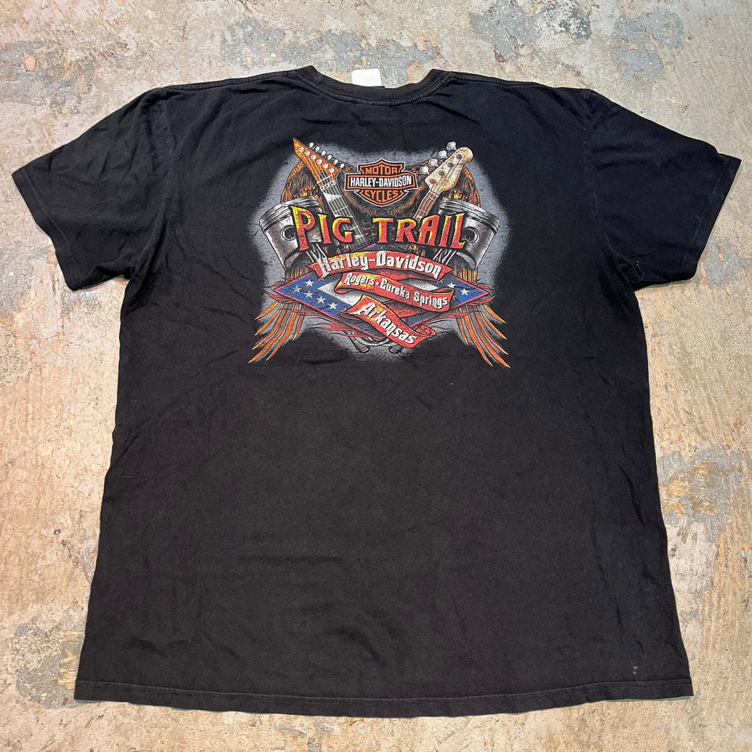 旧衣服Harley-Davidson/哈雷戴维森/印花T恤/尺码XL