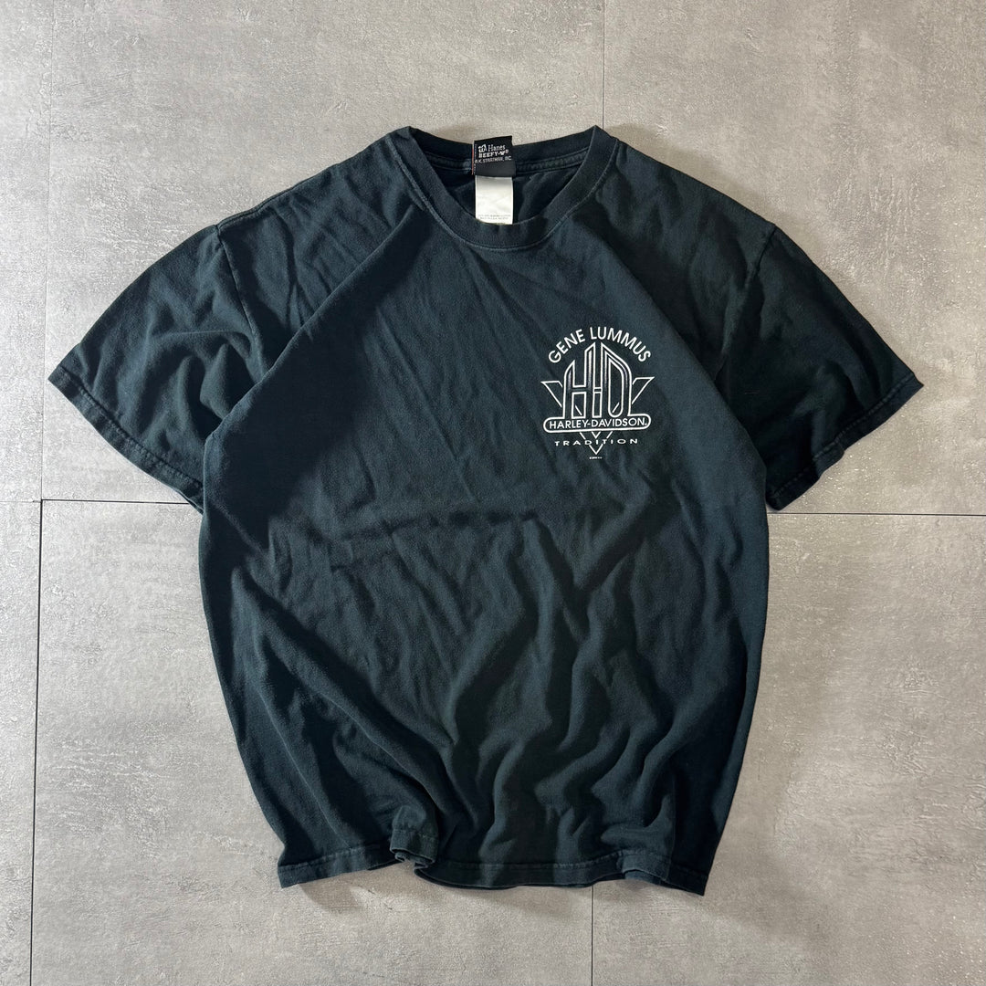 古着 USA製 Harley-Davidson ハーレーダビッドソン プリントTシャツ サイズL