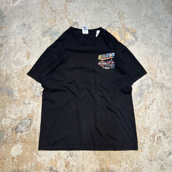 古着 Harley-Davidson /ハーレー ダビッドソン / フロリダ州 オーランド ストア / プリントTシャツ / サイズL