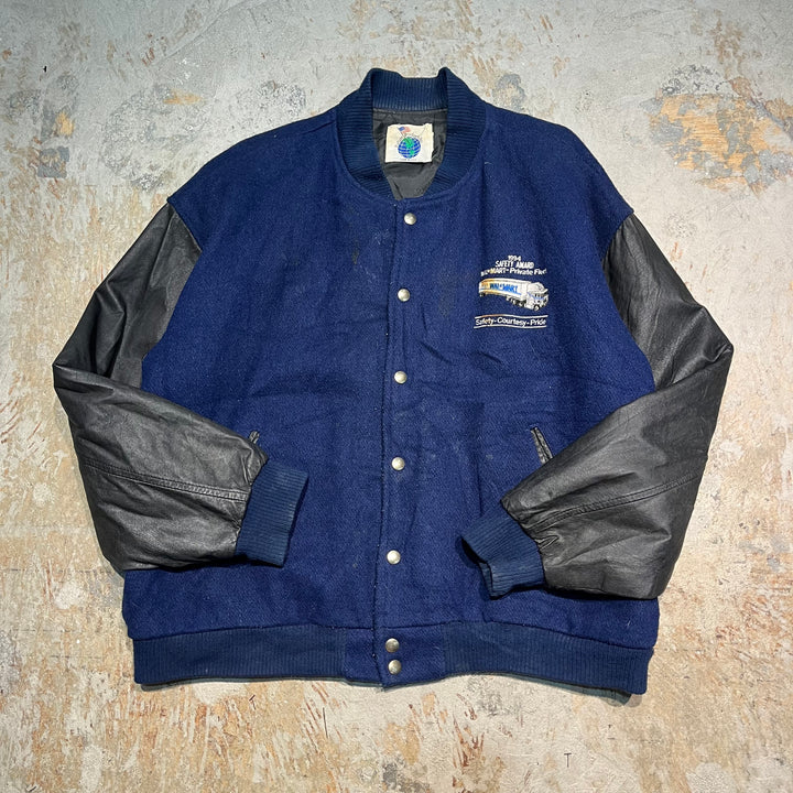 #3240 古着 Unknow/BaseBall Jacket/ベースボールジャケット / スタジャン/ 袖レザー/サイズXL相当