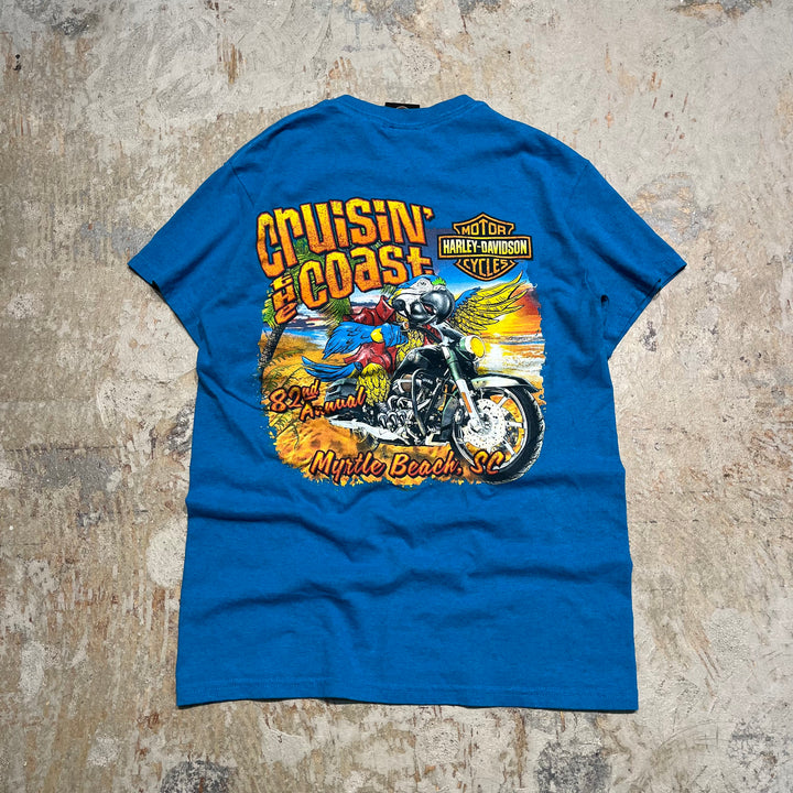 古着 Harley-Davidson/ハーレー ダビッドソン サウス･カロライナ州 マートルビーチ プリントTシャツ サイズM相当