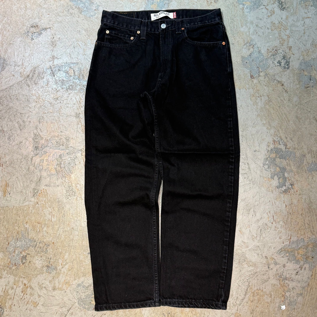 古着 Levi's/ リーバイス/ ブラックデニムパンツ/ 550/ 実寸サイズ30×27