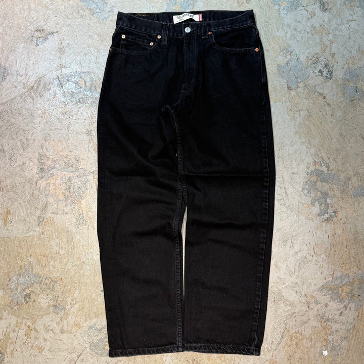古着 Levi's/ リーバイス/ ブラックデニムパンツ/ 550/ 実寸サイズ30×27