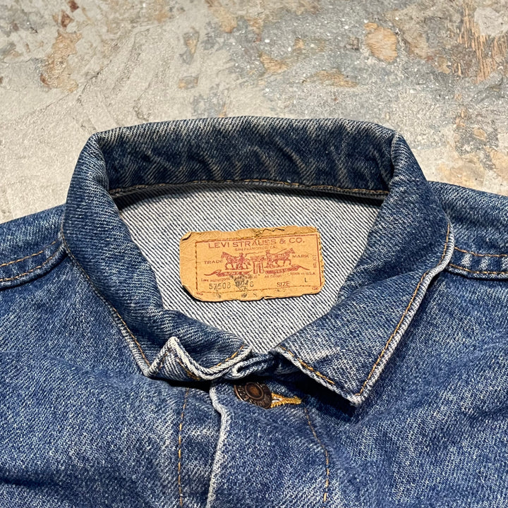 #3611 古着 90's Levis/リーバイス/Tracker Jacket/トラッカージャケット/Gジャン/70508/MADE IN USA/サイズL