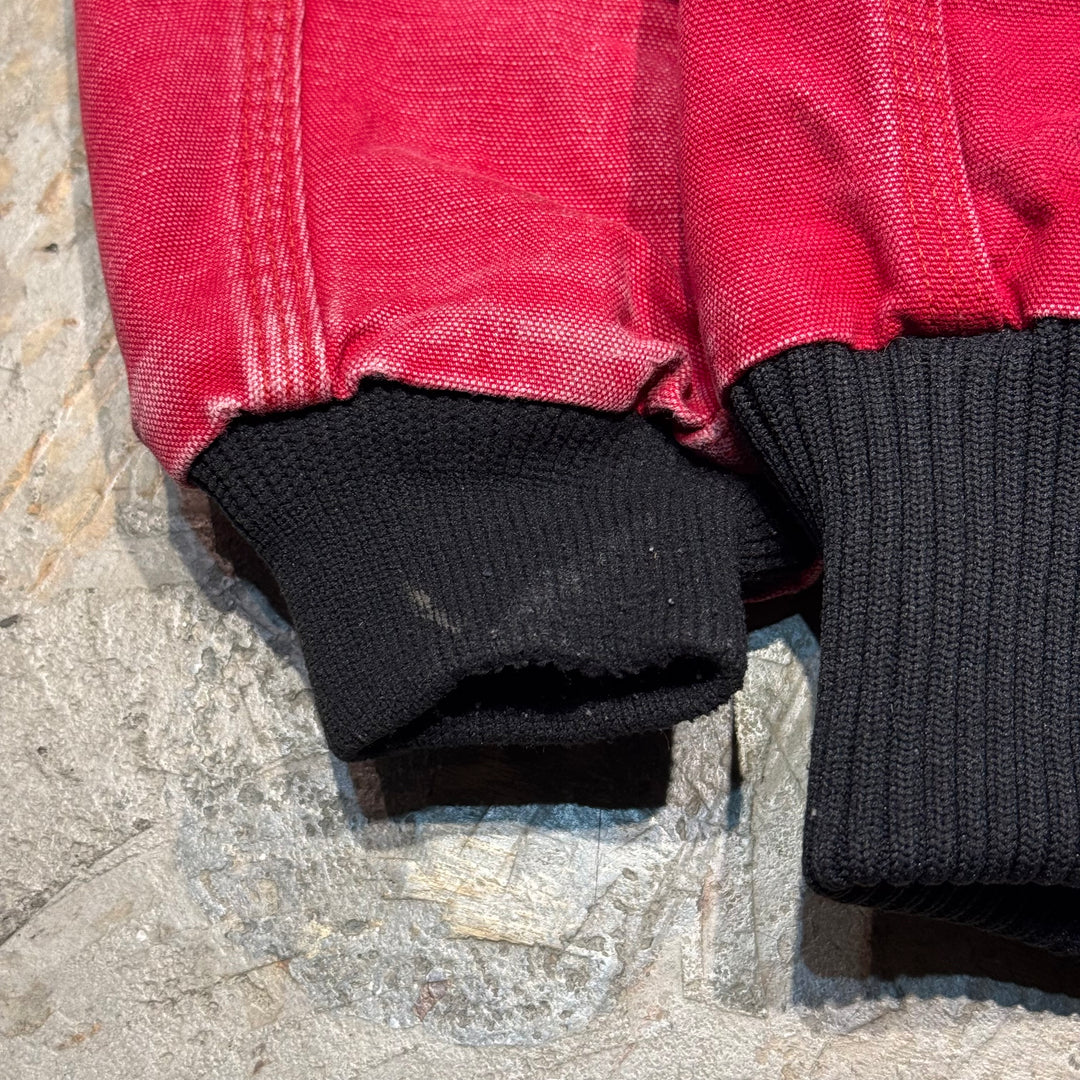 중고 의류 Carhartt/ Santa Fe 재킷/ 오리 직물/ 퀼트 라이닝/ 코듀로이 칼라/ 크기에 해당