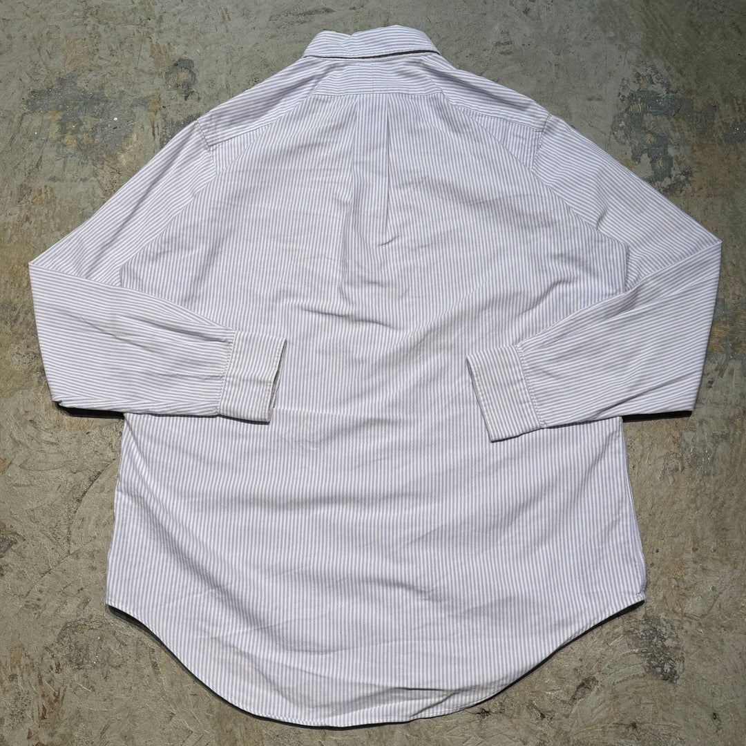 古着 POLO by Ralph Lauren/ ラルフ ローレン/ ボタンダウン長袖シャツ/ ストライプ柄/ サイズM