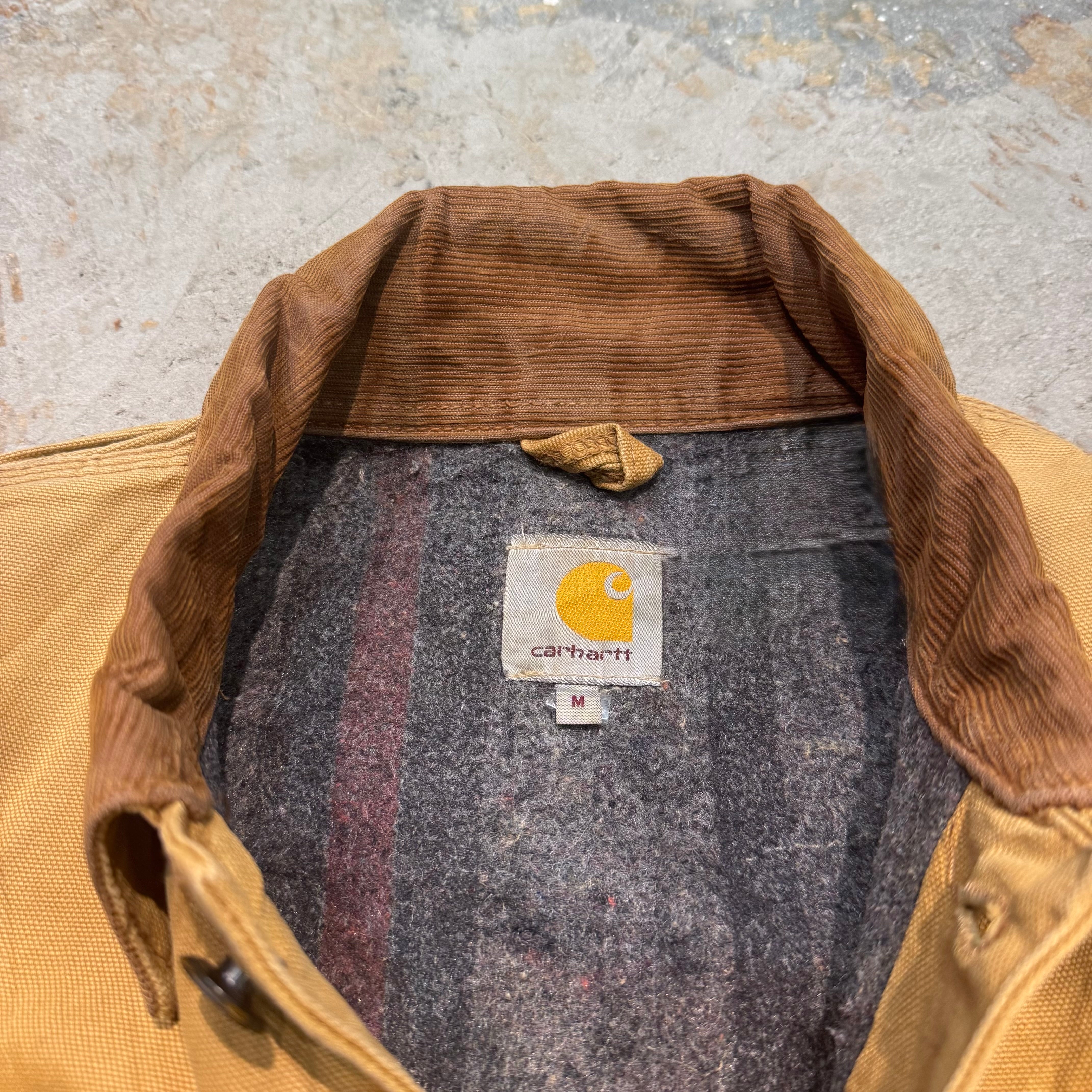 古着 carhartt/ カーハート/ ミシガンチョアコート/ ダック地/ 裏地