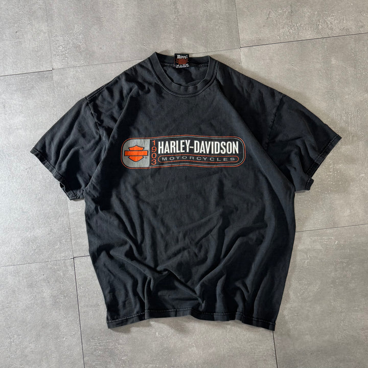 古着 USA製 Harley-Davidson ハーレーダビッドソン プリントTシャツ サイズXL