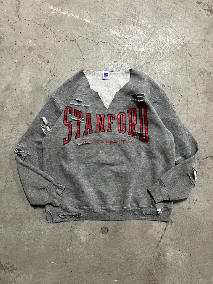 #MA04 古着 80's ''ボロ''Russell Athletic/ラッセル アスレチック/College Sweat Shirts/カレッジロゴスウェット/STANFORD/スタンフォード大学/MADE IN USA/サイズXL