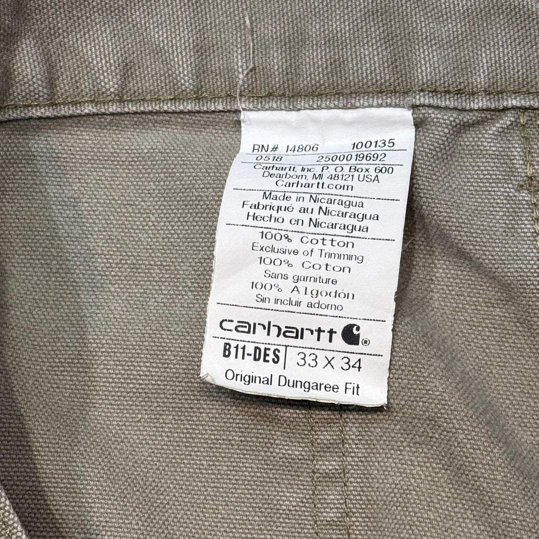 古着 Carhartt/カーハート/ダック地ペインターパンツ/実寸サイズ34×30