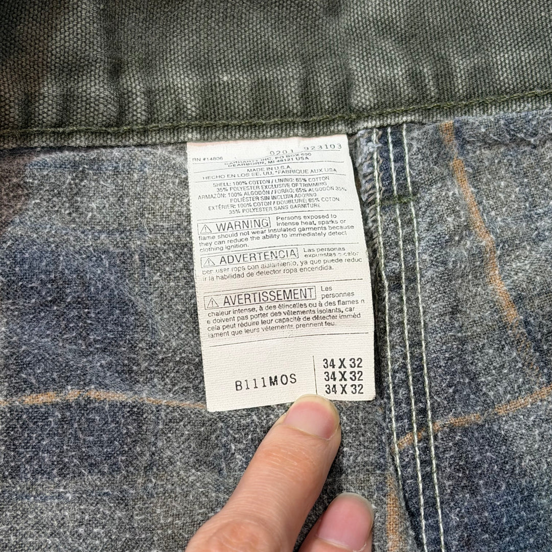 古着 USA製 Carhartt/カーハート/ダック地ペインターパンツ/実寸サイズ33×31