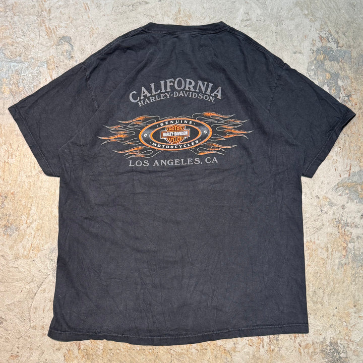 二手衣服Harley-Davidson/哈雷戴维森/印花T恤/尺码L