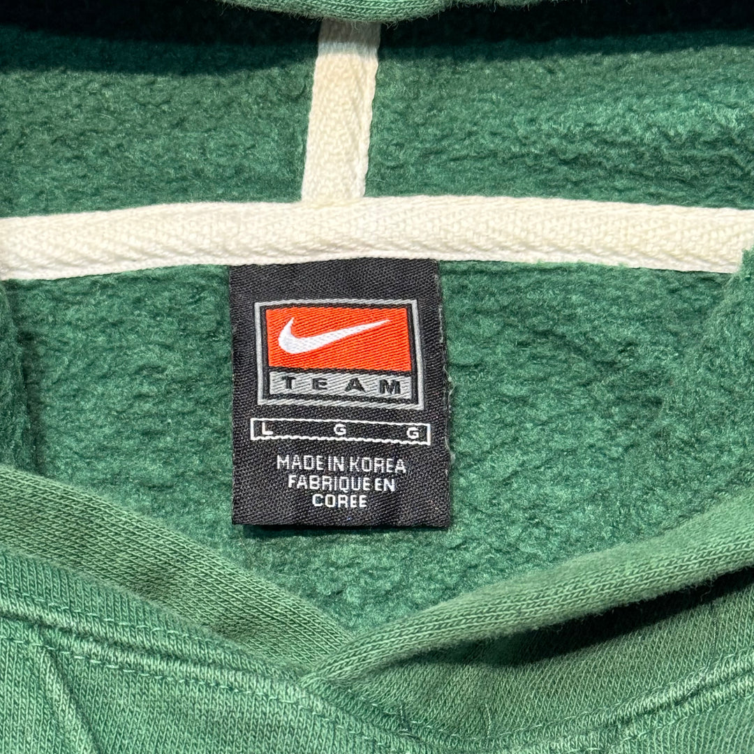古着 NIKE/ ナイキ/スウォッシュ/カレッジロゴ/プルオーバーパーカー/ サイズL