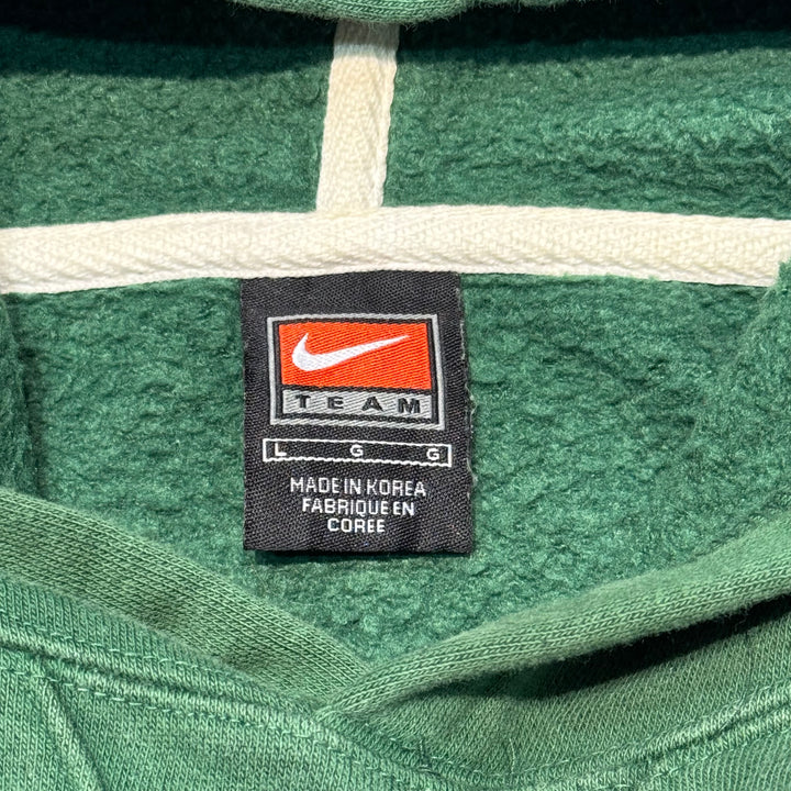 古着 NIKE/ ナイキ/スウォッシュ/カレッジロゴ/プルオーバーパーカー/ サイズL