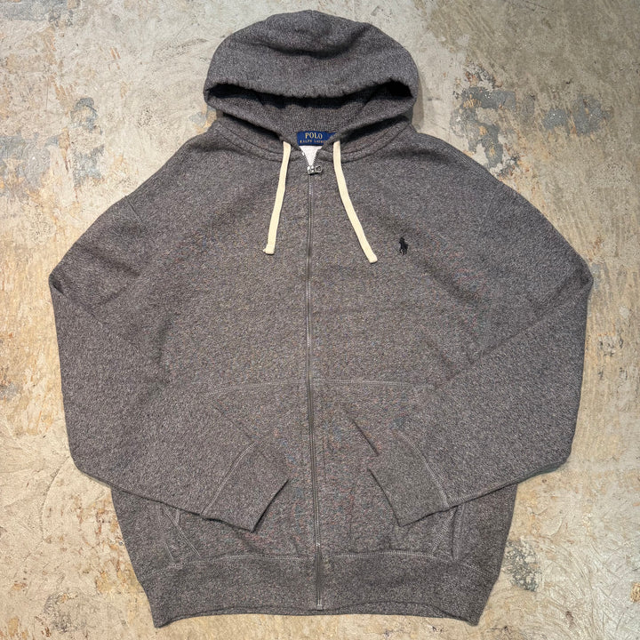 古着 POLO by Ralph Lauren/ ポロラルフローレン/ジップアップパーカー/ダブルフェイス/サイズL