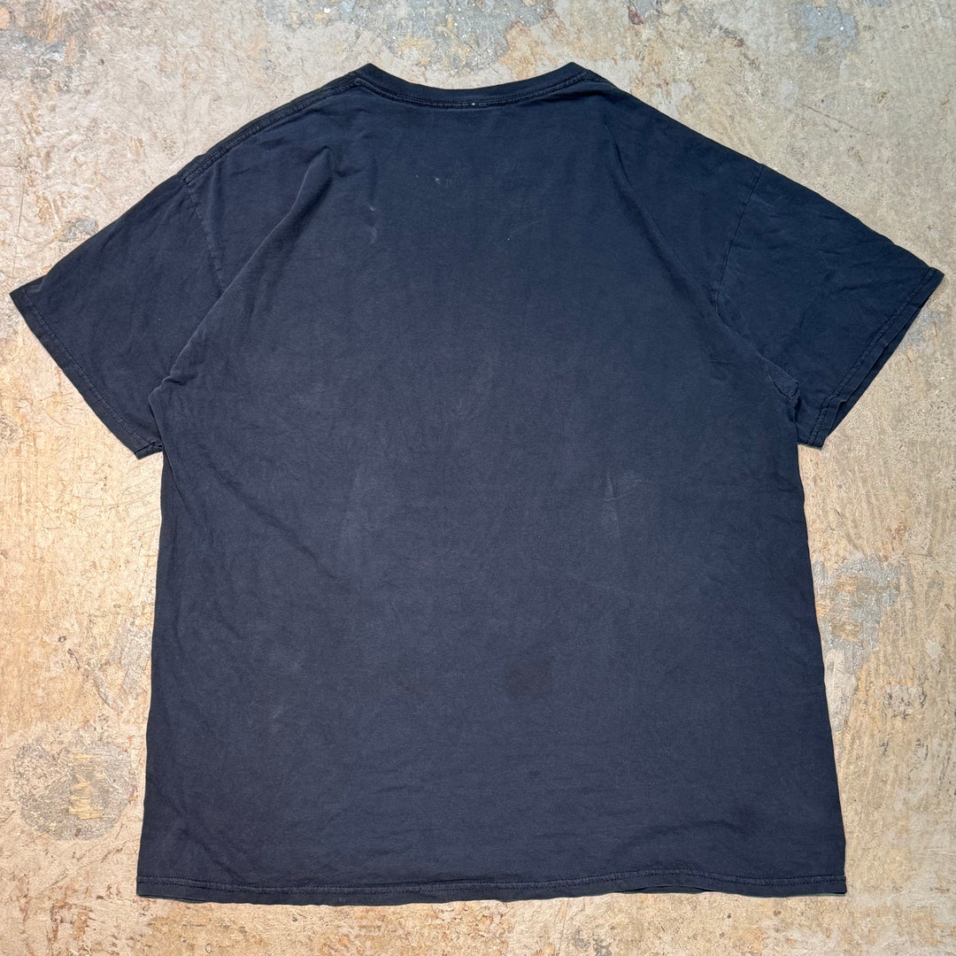古着 USAVINTAGE/ プリントTシャツ/ スケルトン/ サイズXL相当
