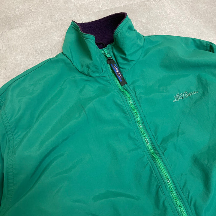 #1792 Used clothes LLBean / Three Season Jacket / Nylon jacket / Fleece lining / Size M equivalent