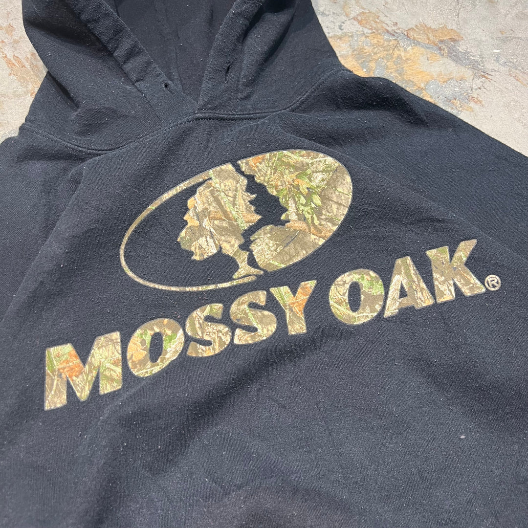 #4012 古着 MOSSY OAK/Pull over Parker/プルオーバーパーカー/ロゴリアルツリー柄/サイズXL