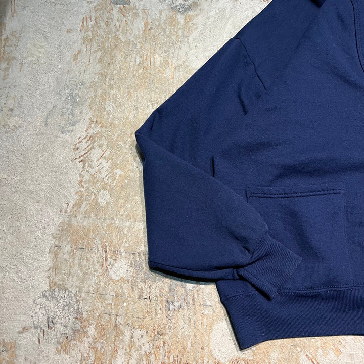 #3458 古着 Unknow/Sweat Cardigan/スウェットカーディガン/企業ロゴ/サイズL相当