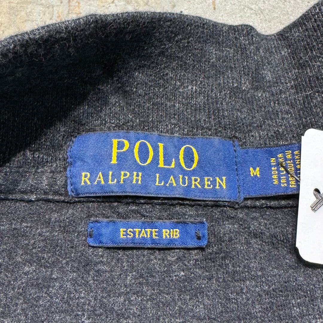 古着 POLO by Ralph Lauren/ポロラルフローレン/ハーフジップニットセーター/サイズM