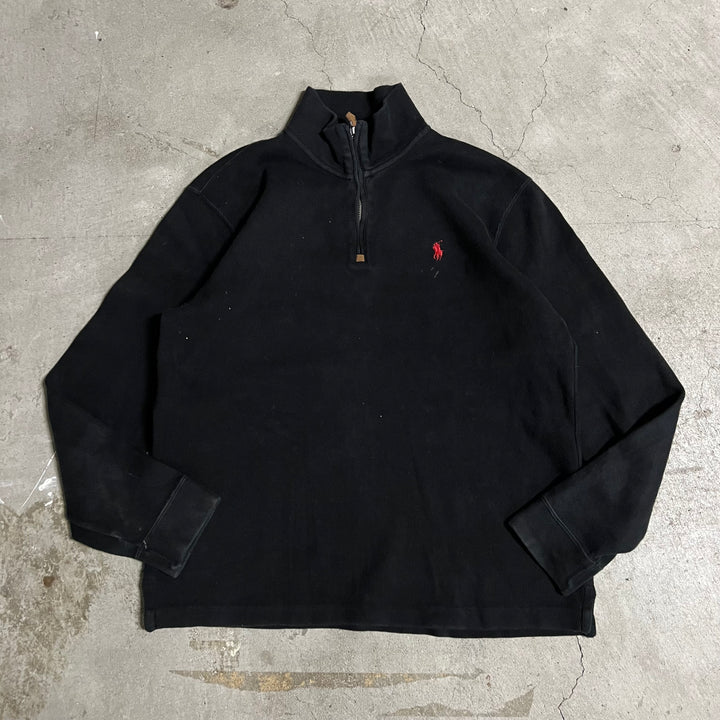 #3869 古着 POLO by Ralph Lauren/ポロバイラルフローレン/Cotton Knit Half Zip Sweaterコットンニットハーフジップセーター/ サイズM