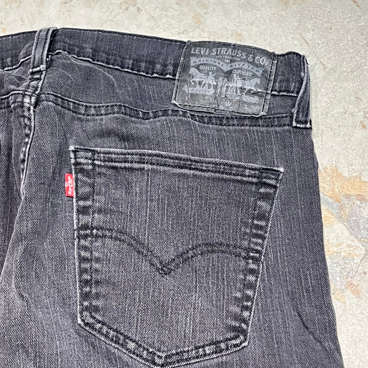 #4190 古着 Levi's/リーバイス/Black Denim Pants/ブラックデニムパンツ/黒タブ/550/サイズ31×30