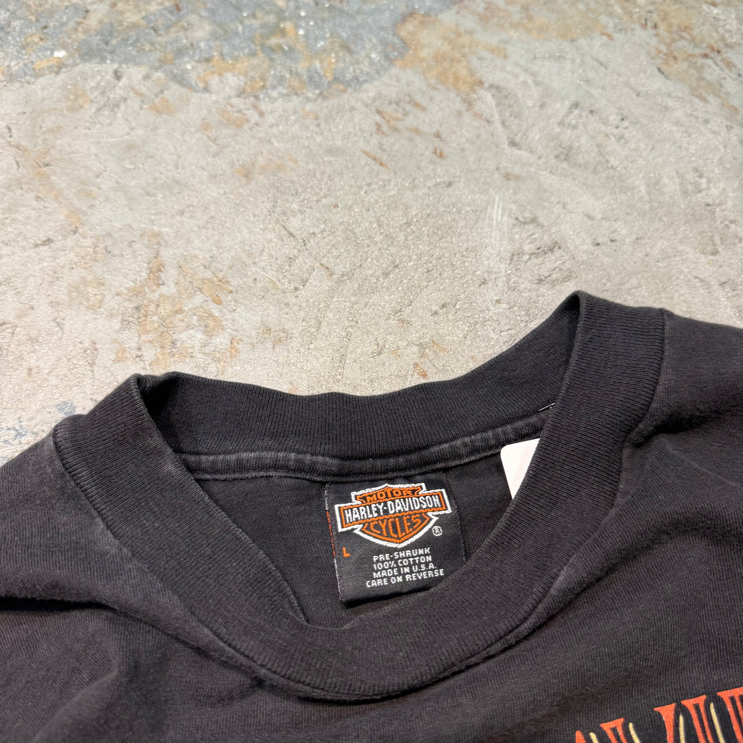 古着 USA製 Harley-Davidson/ハーレーダビッドソン/ プリントTシャツ/ サイズL