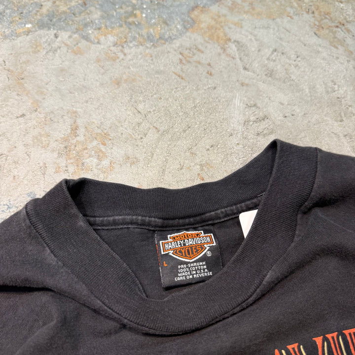古着 USA製 Harley-Davidson/ハーレーダビッドソン/ プリントTシャツ/ サイズL
